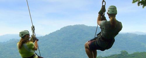 Zip line adventure in Costa Rica